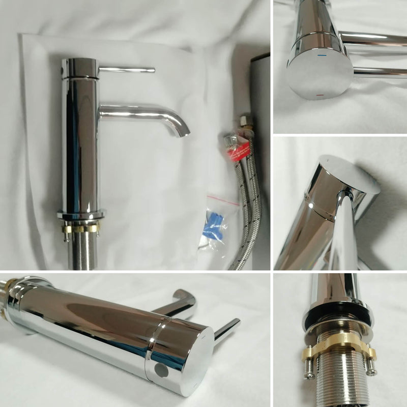 Circular Single hole basin faucet AT090111