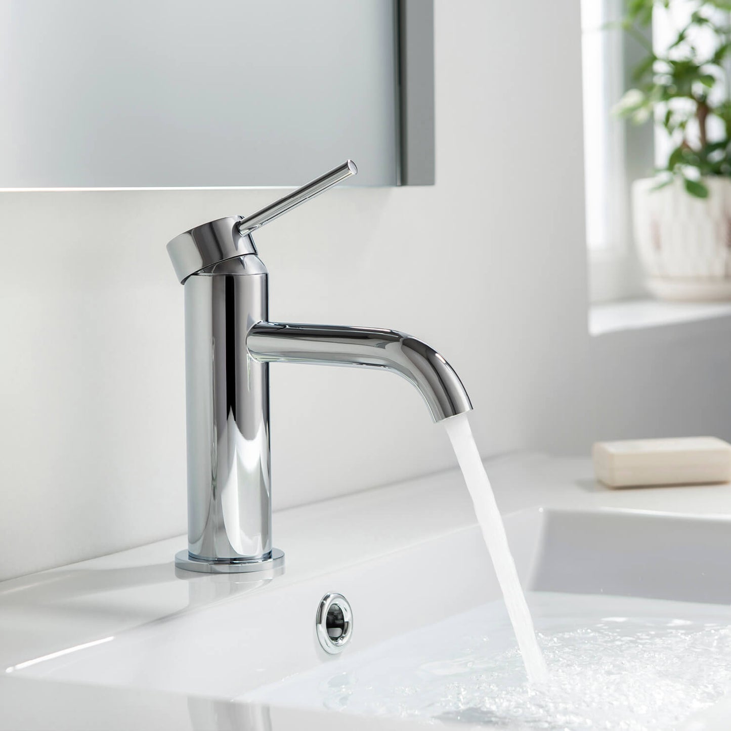 Circular Single hole basin faucet AT090111
