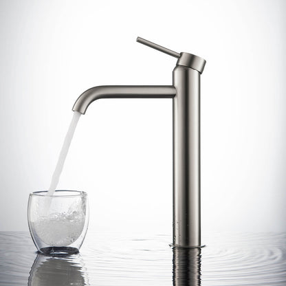 Circular Single hole vessel basin faucet AT090112