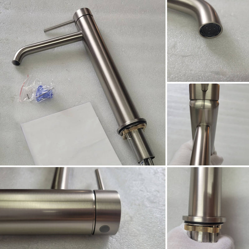 Circular Single-Handle Vessel Sink Faucet AT090112