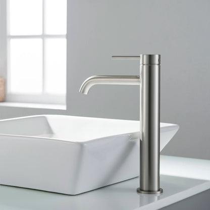 Circular Single hole vessel basin faucet AT090112