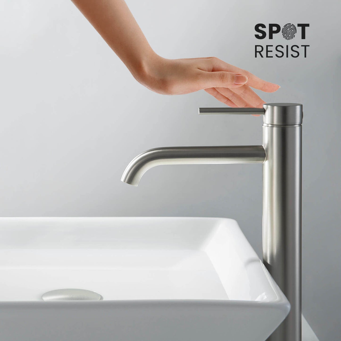 Circular Single hole vessel basin faucet AT090112