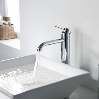 Circular Single hole vessel basin faucet AT090112