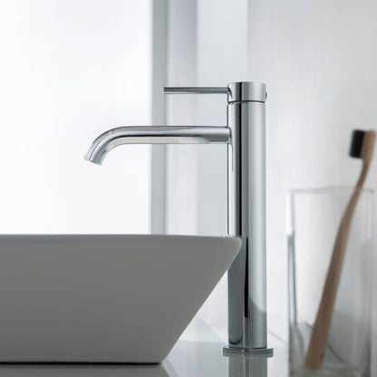 Circular Single hole vessel basin faucet AT090112