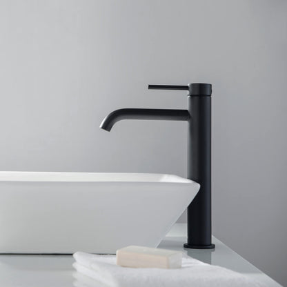 Circular Single hole vessel basin faucet AT090112