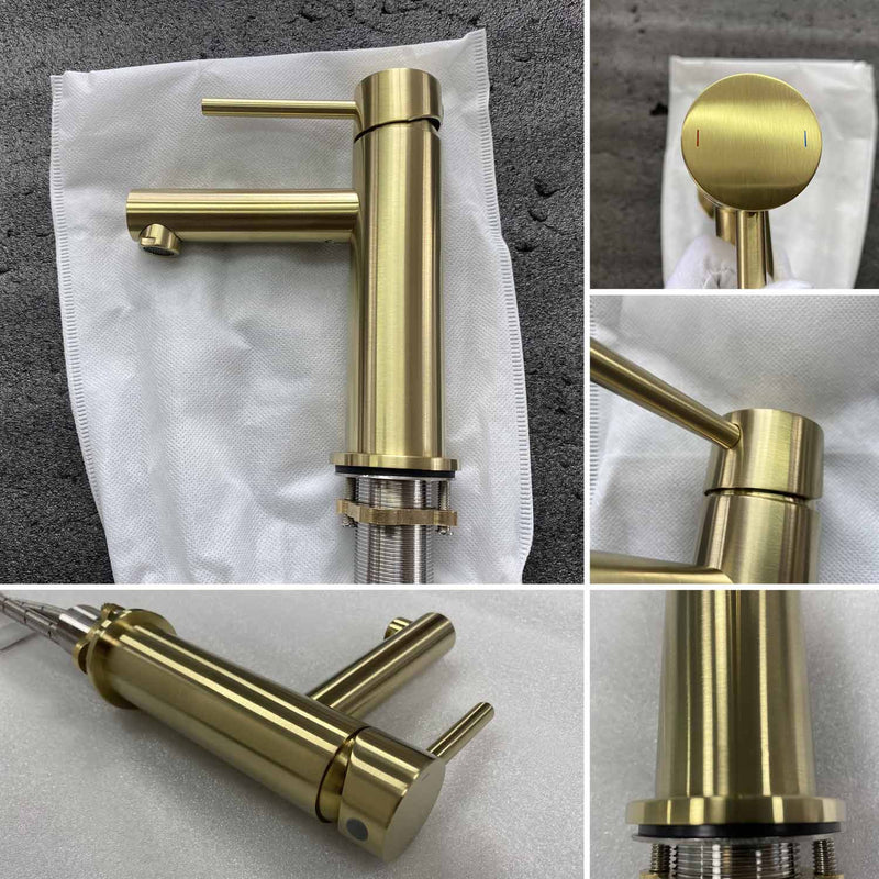 Circular Single hole basin faucet AT090211