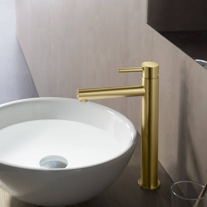 Circular Single hole vessel basin faucet AT090212