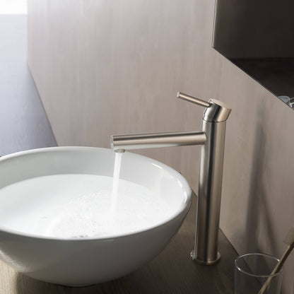 Circular Single hole vessel basin faucet AT090212