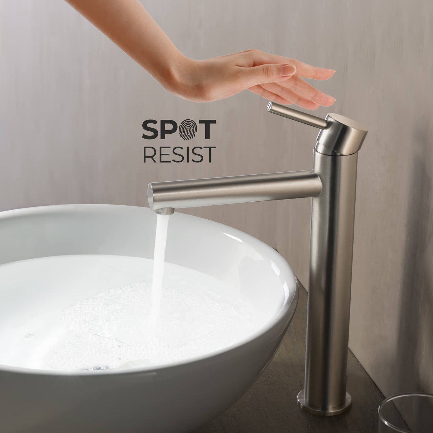 Circular Single hole vessel basin faucet AT090212