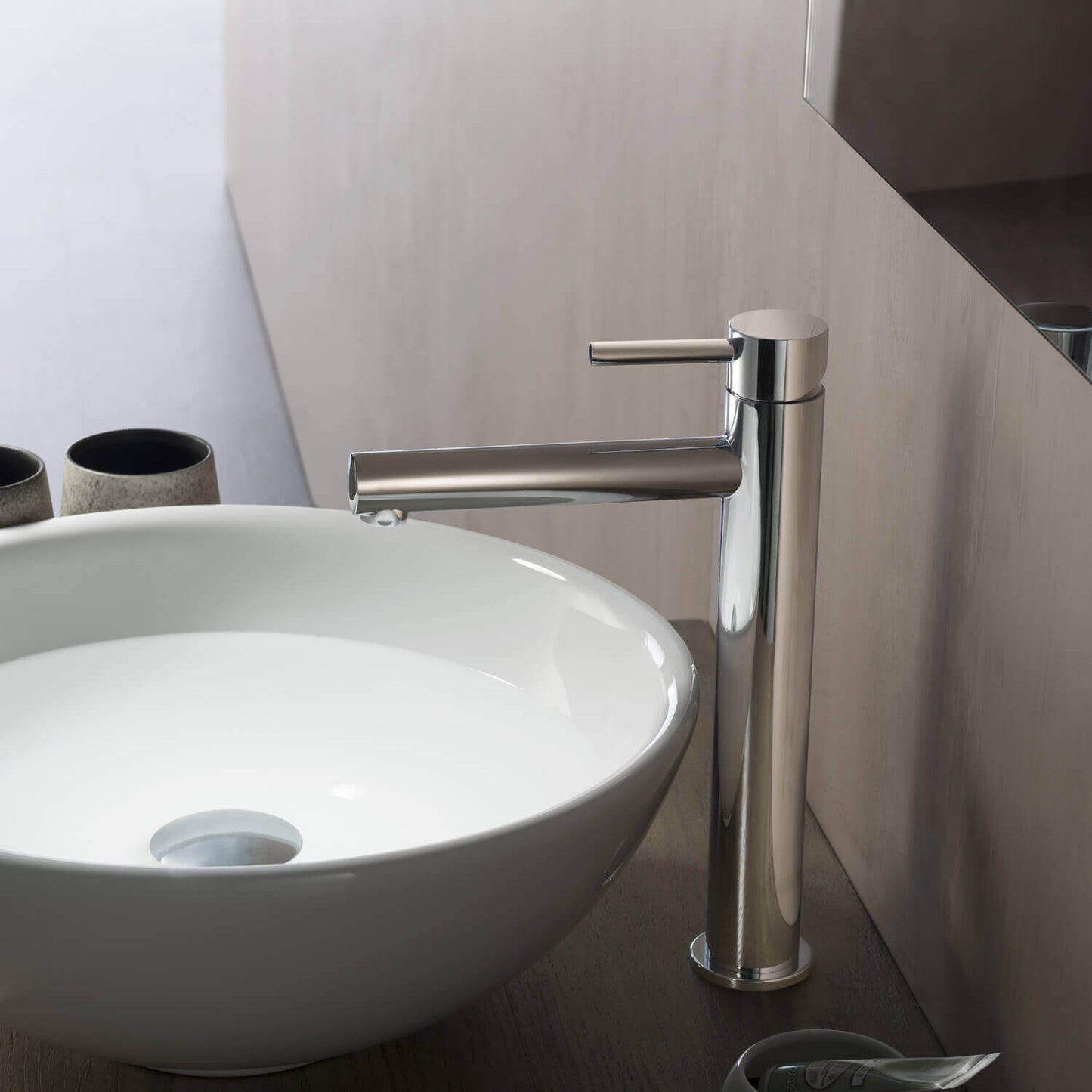 Circular Single hole vessel basin faucet AT090212