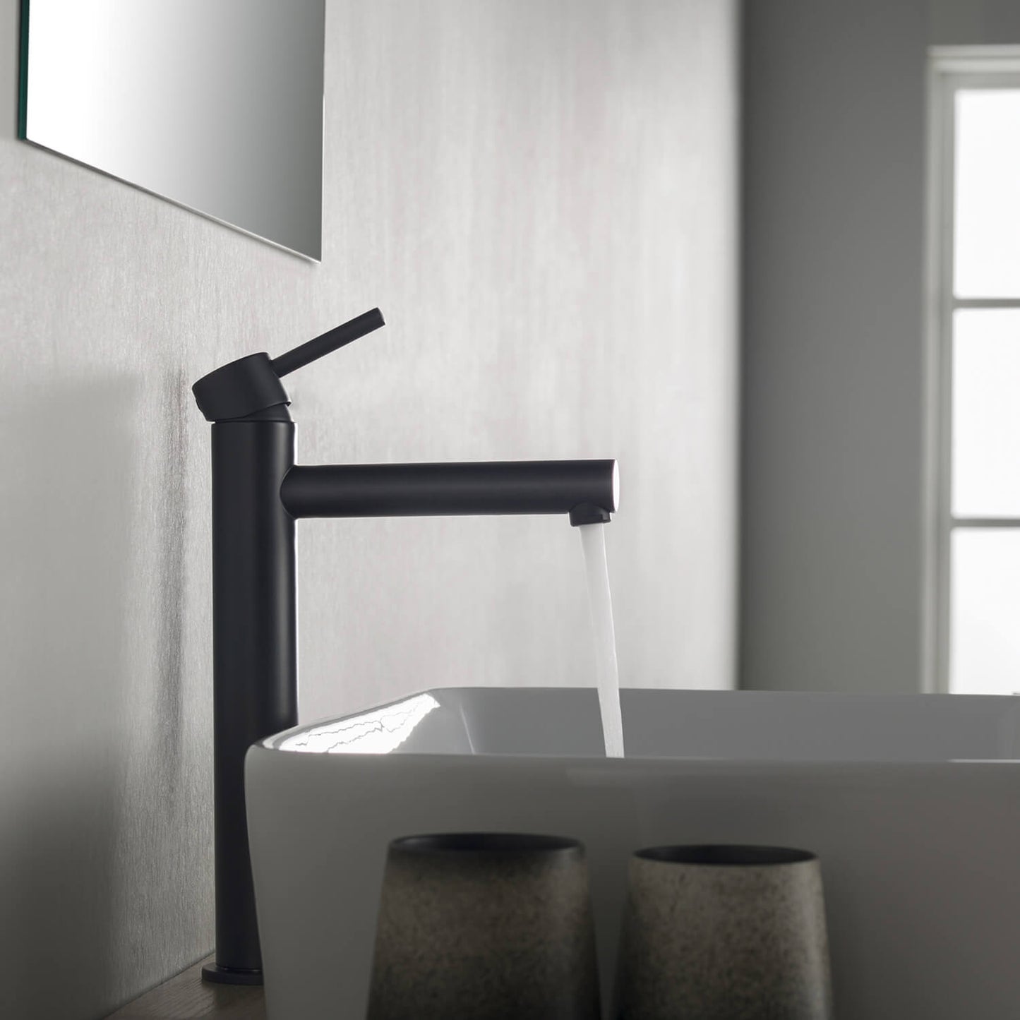 Circular Single hole vessel basin faucet AT090212