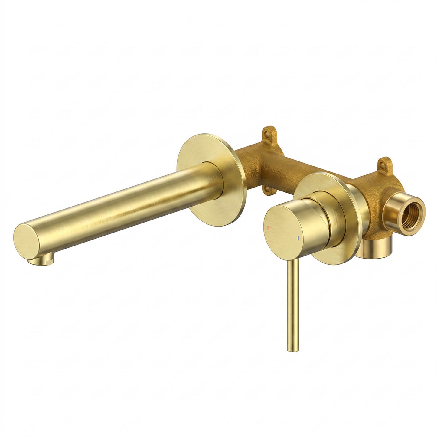 Aquavit Circular Series Split-Plate Wall-Concealed Basin Mixer AT090215