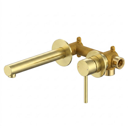 Aquavit Circular Series Split-Plate Wall-Concealed Basin Mixer AT090215