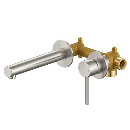 Aquavit Circular Series Split-Plate Wall-Concealed Basin Mixer AT090215