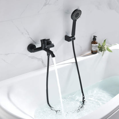 Circular Wall mounted Bath Shower Mixer Set AT090222