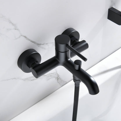 Circular Wall mounted Bath Shower Mixer Set AT090222