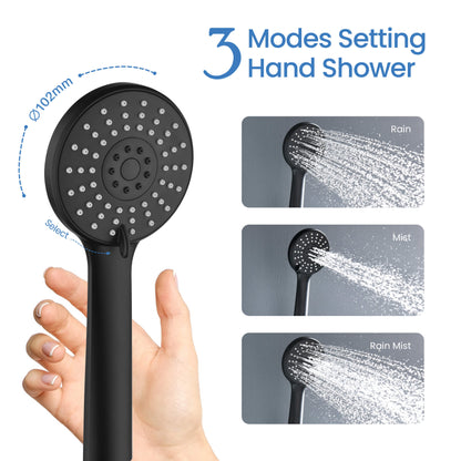 Circular Wall mounted Bath Shower Mixer Set AT090222