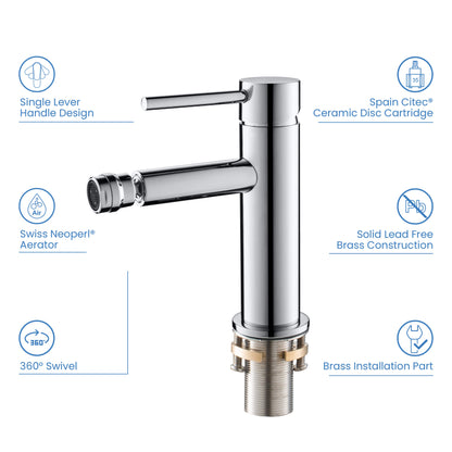 Circular Single Hole Bidet faucet AT090231