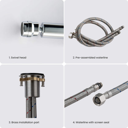 Circular Single Hole Bidet faucet AT090231