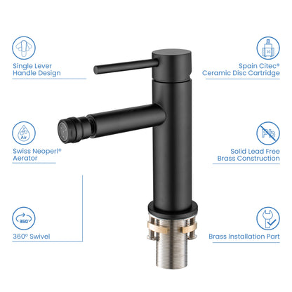 Circular Single Hole Bidet faucet AT090231