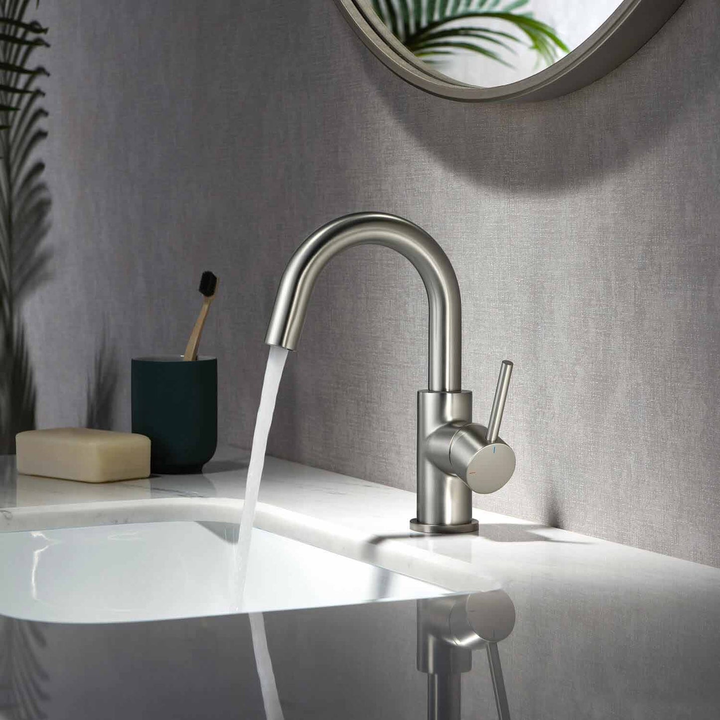 Circular Single hole basin faucet AT090311