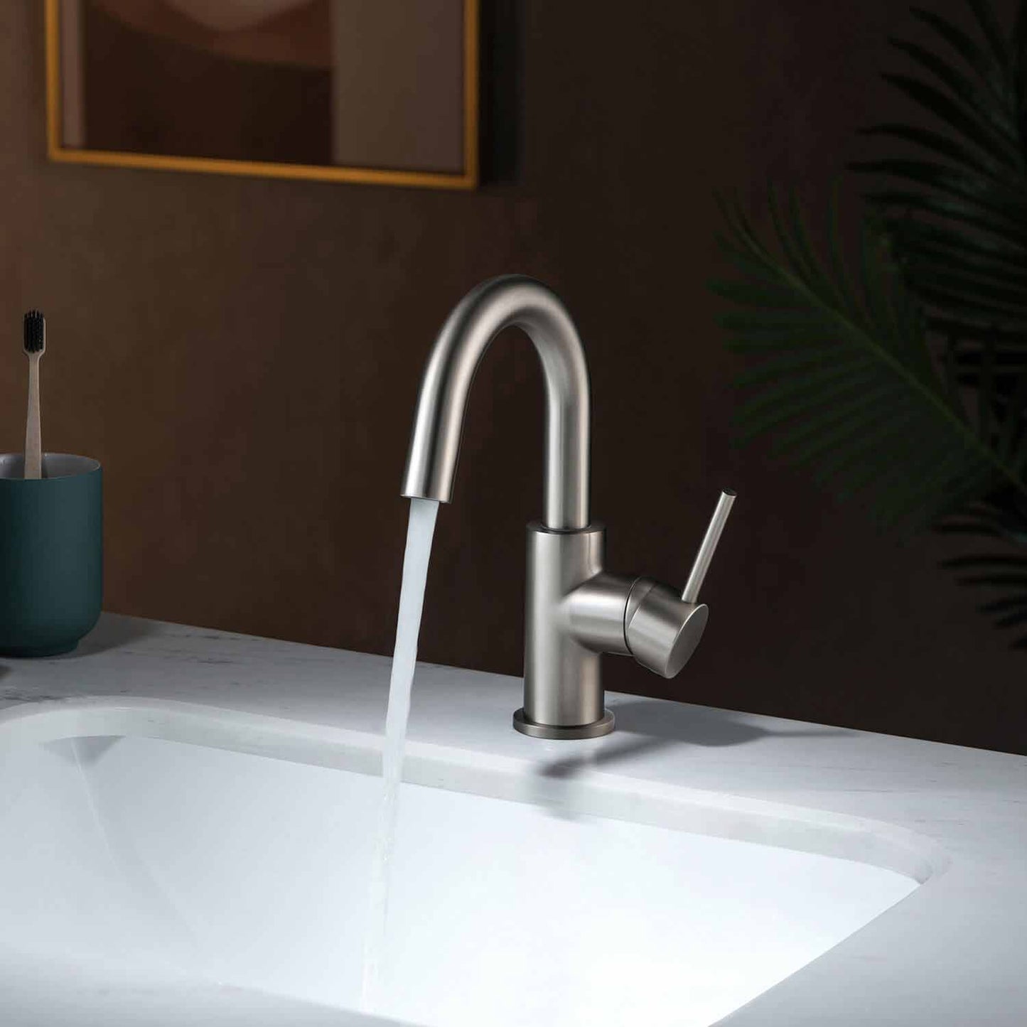 Circular Single hole basin faucet AT090311