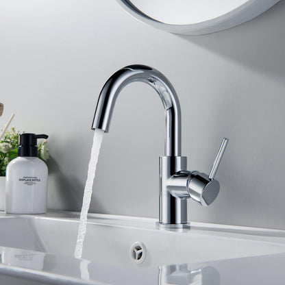 Circular Single hole basin faucet AT090311