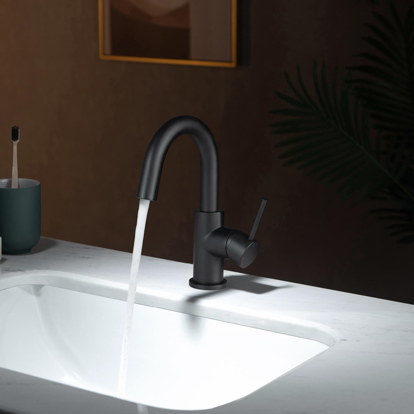 Circular Single hole basin faucet AT090311