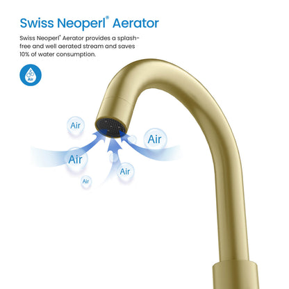 Modern Widespread Basin Mixer with Quick-Connect Installation AT090314