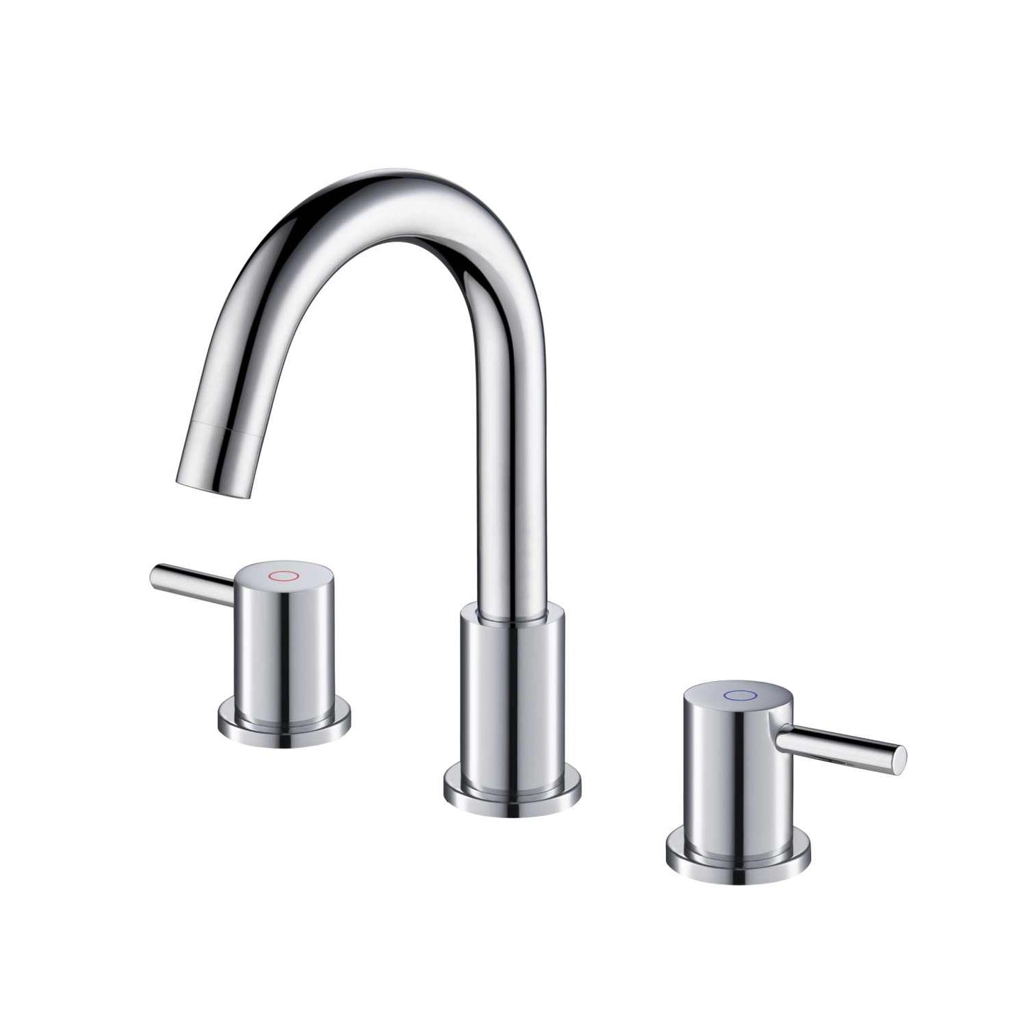Modern Widespread Basin Mixer with Quick-Connect Installation AT090314