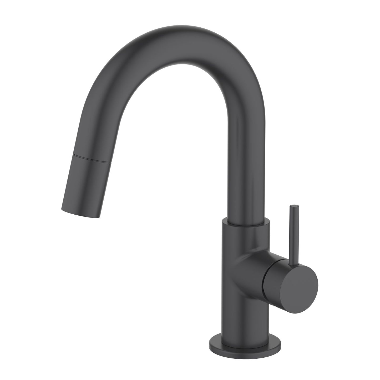 Aquavit Circular Series Pull Out Bathroom Faucet Magnetic Docking Lead Free Brass AT090811