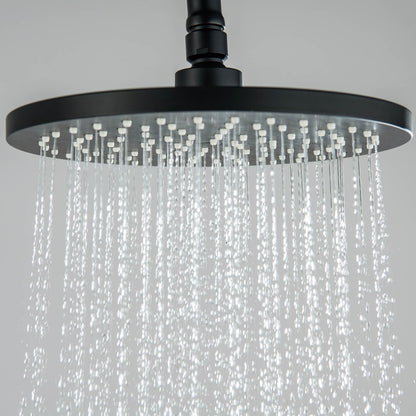 Ø220 mm ABS overhead rain shower on the AT097502 shower column