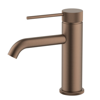 Aquavit Circular X Series Knurled Brass Basin Faucet AT100011
