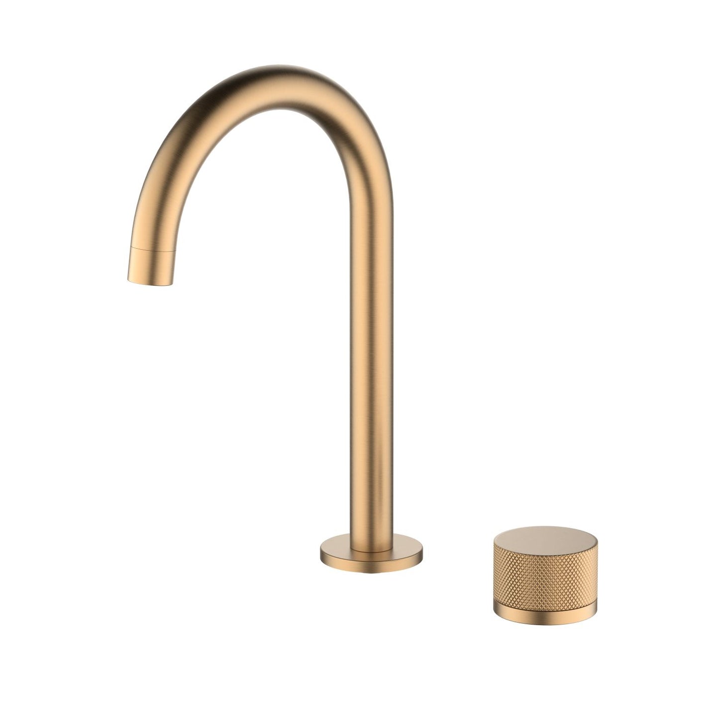 Circular X Two hole basin mixer AT100013