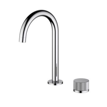 Circular X Two hole basin mixer AT100013
