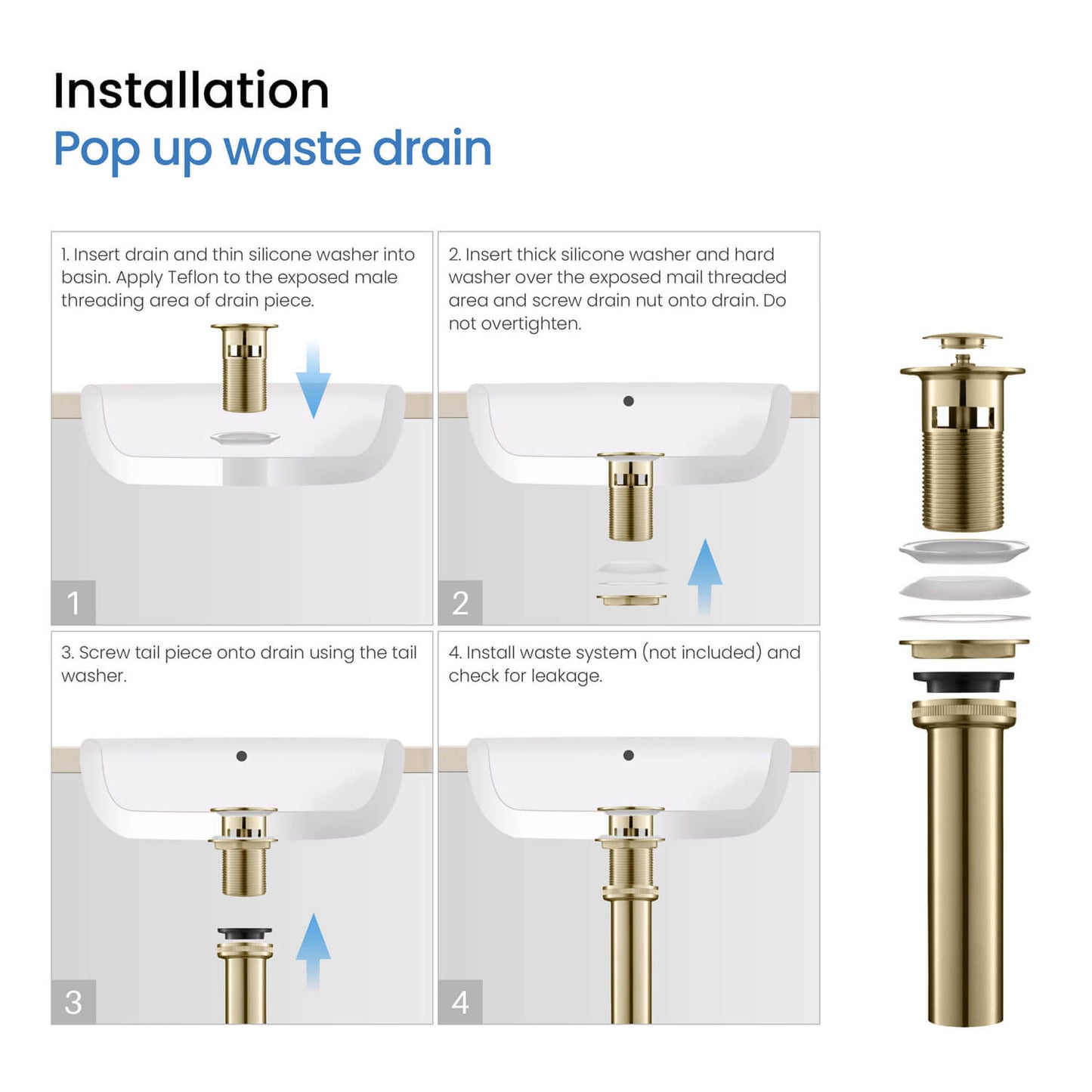 Circular X Modern Knurled Handle Brass Three-Hole Basin Mixer AT100014