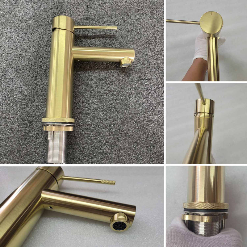 Aquavit Circular X Series Basin Mixer with Cold Start AT100211