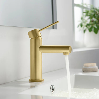 Circular Single hole basin faucet AT100211