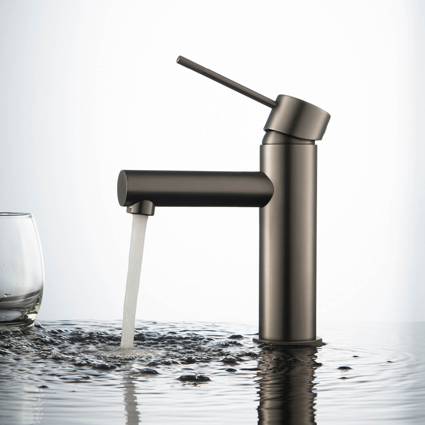 Circular Single hole basin faucet AT100211