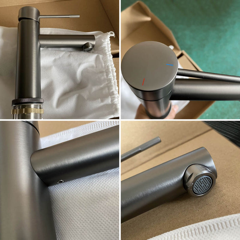 Aquavit Circular X Series Basin Mixer with Cold Start AT100211