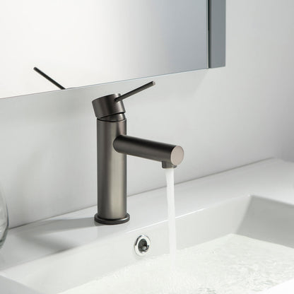 Circular Single hole basin faucet AT100211