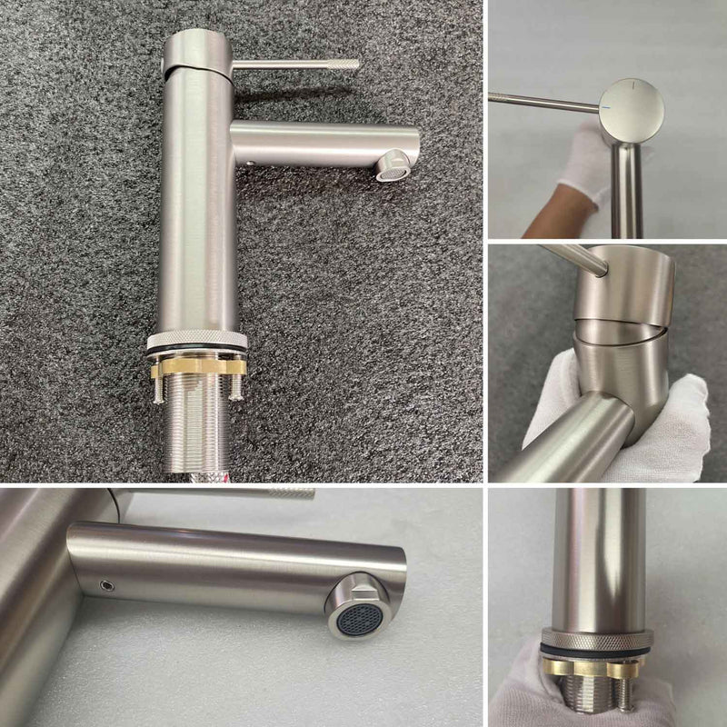 Aquavit Circular X Series Basin Mixer with Cold Start AT100211
