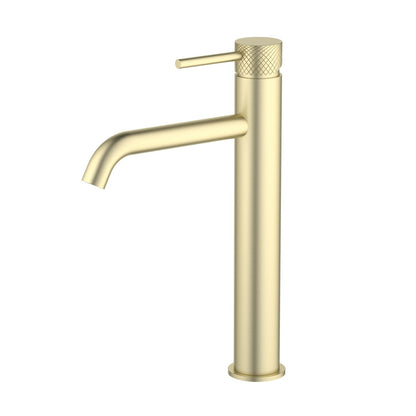 Aquavit Circular X Series SUS304 Knurled High Basin Faucet AT100412