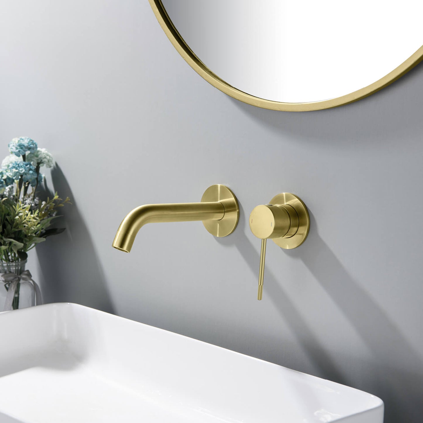 Aquavit Circular X Series Wall-Concealed Basin Mixer AT101511