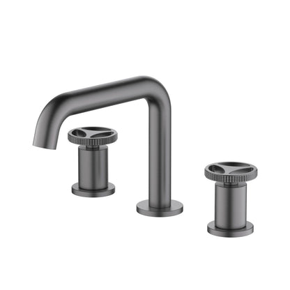 Aquavit Wheel Series 3-Hole Industrial Basin Faucet AT140013