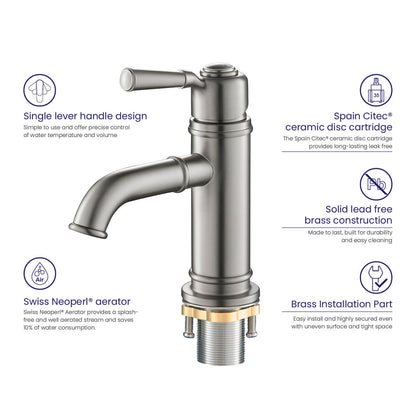 Victoria Single hole basin faucet AT150011