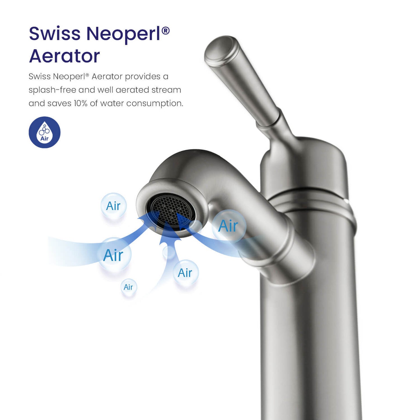 Victoria Single hole basin faucet AT150011