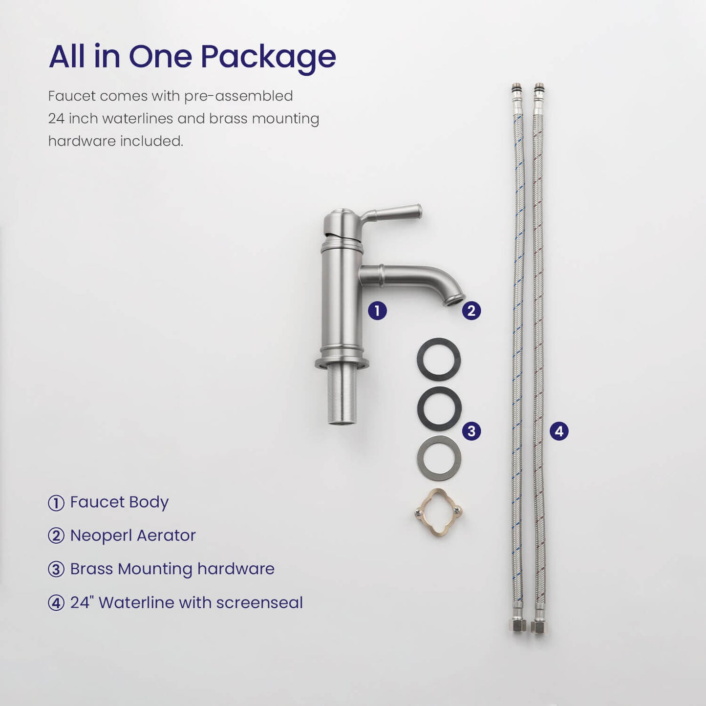 Victoria Single hole basin faucet AT150011