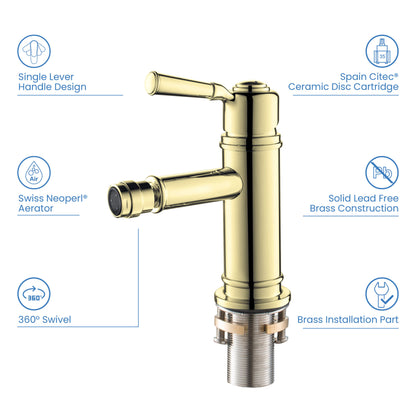 Aquavit Victoria Series Neo-Classical Bidet Faucet AT150031