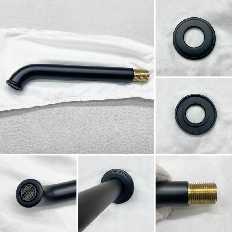 Victoria Solid Brass Round Bathtub Spout 180mm AT150054
